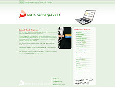 De website van MKB-Totaalpakket