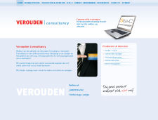 De website van Verouden Consultancy