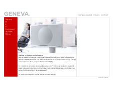 De website van Geneva Audio